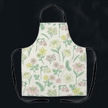 Cute Pastel Wildflower Pattern Schort<br><div class="desc">Charming kitchen apron featuring a soft pastel wildflower pattern with delicate botanical illustrations in pink, yellow, and fresh green tones. This cute floral design brings a cheerful spring garden feel to your cooking and baking routine. Perfect for home cooks, bakers, gardeners, and anyone who loves cottagecore style and nature inspired...</div>