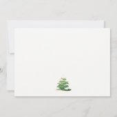 Cute Pastel Winter Pinguïn Kinderen Verjaardag Elk Notitiekaartje (Achterkant)