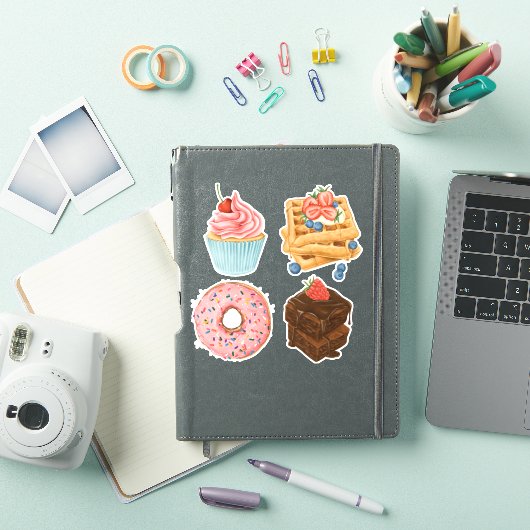 Cute Pastries Sticker (iPad Cover)