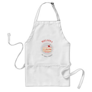 Cute Pastry Chef Cook Cafe Bakery Cashier Uniform Standaard Schort