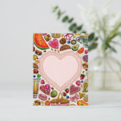 Cute Pastry Confections Sweets Briefkaart (Staand voorkant)