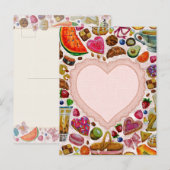 Cute Pastry Confections Sweets Briefkaart (Voorkant / Achterkant)