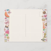 Cute Pastry Confections Sweets Briefkaart (Achterkant)