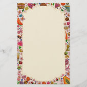 Cute Pastry Confections Sweets Briefpapier (Voorkant)