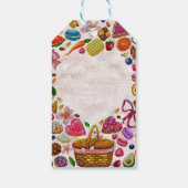 Cute Pastry Confections Sweets Cadeaulabel (Achterkant)