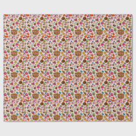 Cute Pastry Confections Sweets Cadeaupapier