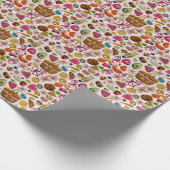 Cute Pastry Confections Sweets Cadeaupapier (Hoek)