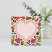 Cute Pastry Confections Sweets Kaart (Staand voorkant)