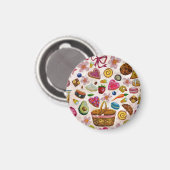 Cute Pastry Confections Sweets Magneet (Voorkant / Achterkant)