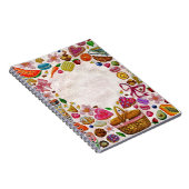 Cute Pastry Confections Sweets Notitieboek (Rechterzijde)