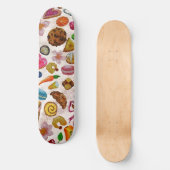 Cute Pastry Confections Sweets Persoonlijk Skateboard (Voorkant)