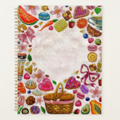 Cute Pastry Confections Sweets Planner (Voorkant)