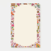 Cute Pastry Confections Sweets Post-it® Notes (Voorkant)