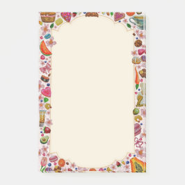 Cute Pastry Confections Sweets Post-it® Notes