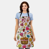 Cute Pastry Confections Sweets Schort (Gedragen)