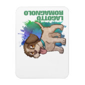 Cute Patch Lagotto Romagnolo Truffle Puppy Dog Magneet (Verticaal)