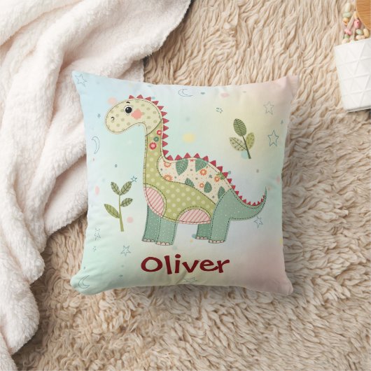 Cute Patchwork Dinosaur Kussen (Deken)