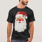 Cute Patchwork Santa Claus Christmas Xmas Men Wome T-shirt (Voorkant)