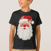 Cute Patchwork Santa Claus Christmas Xmas Men Wome T-shirt (Voorkant)