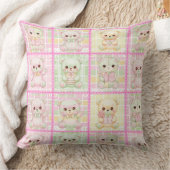 Cute Patchwork Teddybeer Dek quilt naadloos Kussen (Deken)
