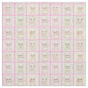 Cute Patchwork Teddybeer Dek quilt naadloos Stof