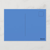 Cute Patriotic Buffalo Forth Of July Postcard Briefkaart (Achterkant)