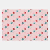Cute Patriotic Sprinkles Stars Pattern Inpakpapier Vel (Voorkant 3)