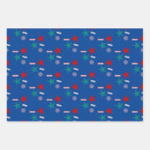 Cute Patriotic Sprinkles Stars Pattern Inpakpapier Vel (Voorkant)