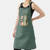 Cute Patriotics Childless Cats Ladies Vote  Schort (Insitu)