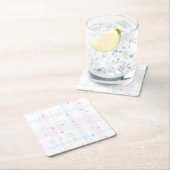 Cute patroon met honden kartonnen onderzetters (Insitu)