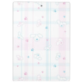 Cute patroon met honden klembord (Achterkant)