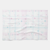 Cute patroon met honden theedoek (Horizontaal)