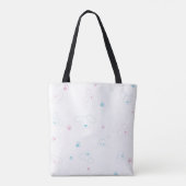 Cute patroon met honden tote bag (Achterkant)