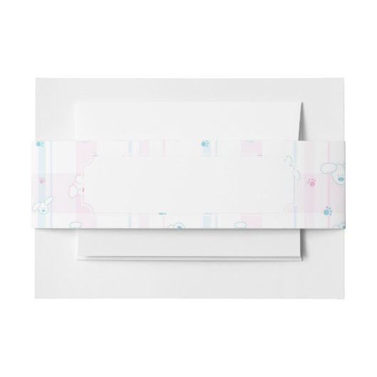 Cute patroon met honden uitnodigingen wikkel (Voorkant Voorbeeld)