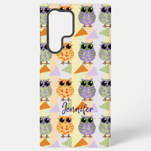 Cute Patroon Uilen Case-Mate Samsung Case Galaxy Hoesje
