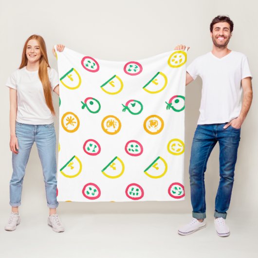 Cute Pattern Artwork. Bestel nu Fleece Deken (In situ)