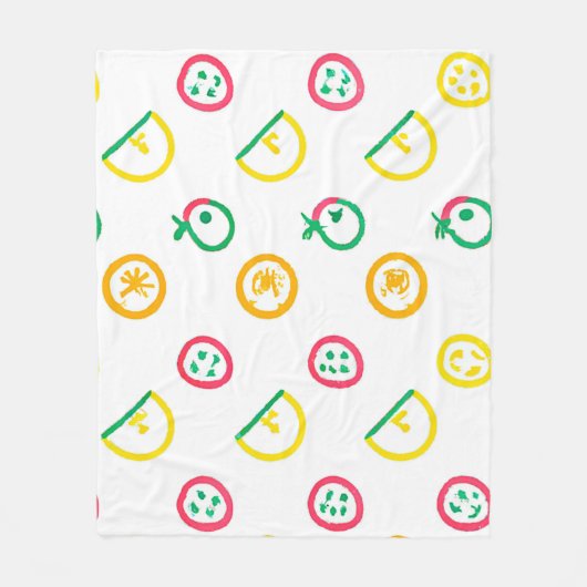 Cute Pattern Artwork. Bestel nu Fleece Deken (Voorkant)
