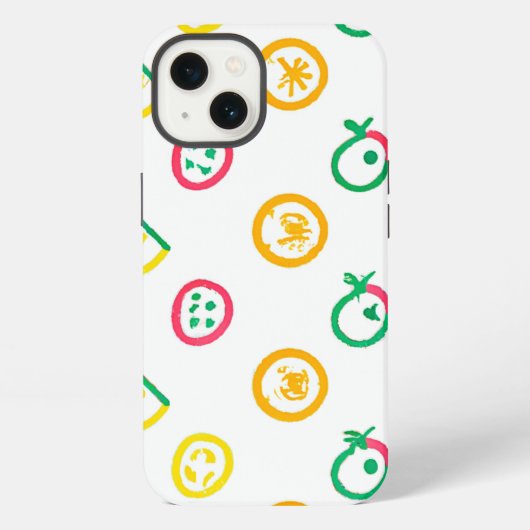 Cute Pattern Artwork. Bestel nu iPhone Hoesje (Achterkant)