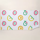 Cute Pattern Artwork. Bestel nu Strandlaken (Voorkant)