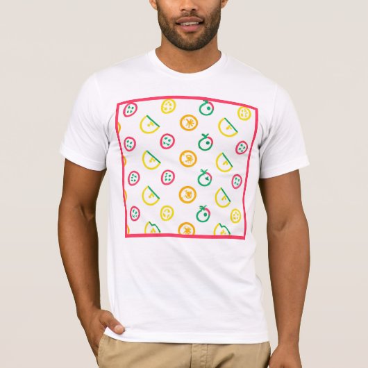 Cute Pattern Artwork. Bestel nu T-shirt (Voorkant)