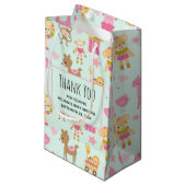 Cute Pattern met Happy Animals & Toys Hartelijk da Klein Cadeauzakje (Voorkant Gekanteld)