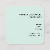 Cute Pattern met Happy Animals & Toys Vierkante Visitekaartje (Achterkant)