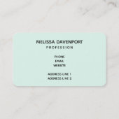 Cute Pattern met Happy Animals & Toys Visitekaartje (Achterkant)