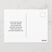 Cute Pattern met Nursery Animals & Toys Hartelijk  Briefkaart (Achterkant)