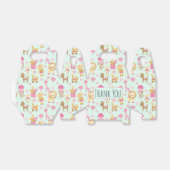 Cute Pattern met Whimsical Animals & Toys Bedankdoosjes (Uitgevouwen)