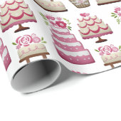 Cute Pattern voor gelaagde weddenschappen Cadeaupapier (Rol Hoek)