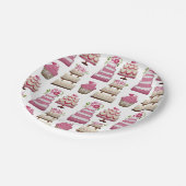 Cute Pattern voor gelaagde weddenschappen Papieren Bordje (Gekanteld)