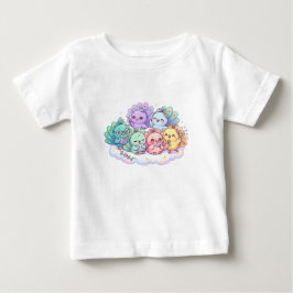 Cute Pauw Familie Kids T-Shirt