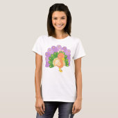 Cute Pauw T-shirt (Voorkant volledig)
