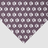 Cute Paw Prins Snow Paarse Birthday Tissuepapier (Detail)